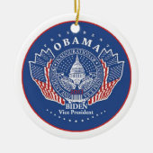 Inaugurale 2013 keramisch ornament (Voorkant)