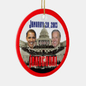 Inaugurale 2013 keramisch ornament (Rechts)