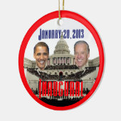 Inaugurale 2013 keramisch ornament (Links)