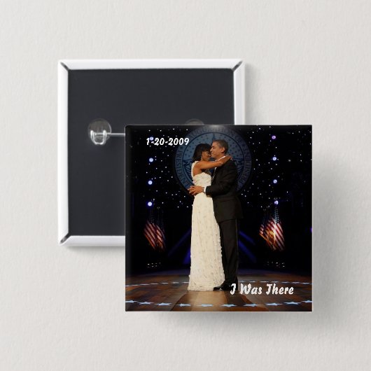 Inaugurale bal waar ik was Button (Voorkant /achterkant)