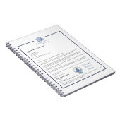 Inaugurale luon Recipe Cherry Vanilla Ice Cream Notitieboek (Rechterzijde)