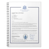 Inaugurale luon Recipe Cherry Vanilla Ice Cream Notitieboek (Voorkant)