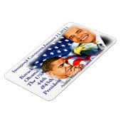 Inauguratie2013, Barack Obama_Premium Flexi magnee Magneet (Linkerzijde)