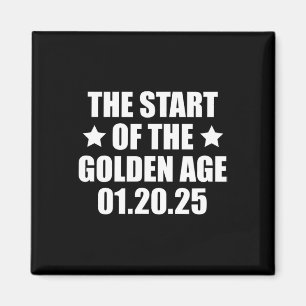 Inauguratie 2025 President Trump Gouden Tijdperk  Magneet