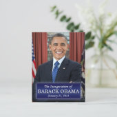 Inauguratie Barack Obama 2013 Briefkaart (Staand voorkant)
