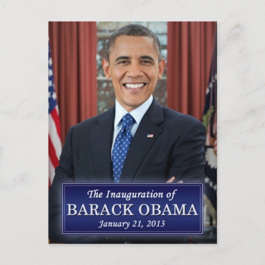 Inauguratie Barack Obama 2013 Briefkaart (Voorkant)