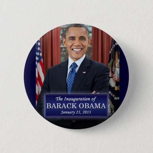 Inauguratie Barack Obama 2013 Ronde Button 5,7 Cm (Voorkant)