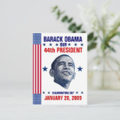 Inauguratie (blanco achterzijde) briefkaart (Staand voorkant)