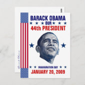 Inauguratie (blanco achterzijde) briefkaart (Voorkant / Achterkant)