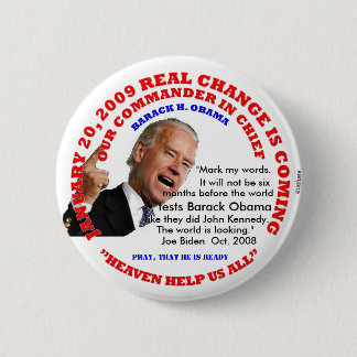 INAUGURATIE, DE WERELD ZAL OBAMA TESTEN RONDE BUTTON 5,7 CM