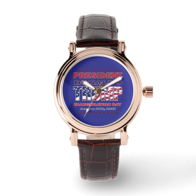 Inauguratie Donald Trump 2025 Horloge (Voorkant)