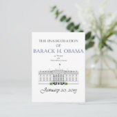 Inauguratie Obama 2013 Briefkaart (Staand voorkant)