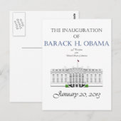 Inauguratie Obama 2013 Briefkaart (Voorkant / Achterkant)