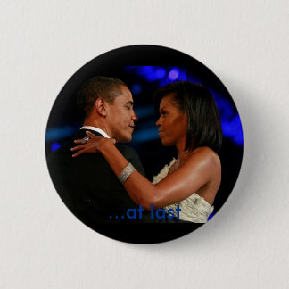Inauguratie President Barack Obama eindelijk Ronde Button 5,7 Cm