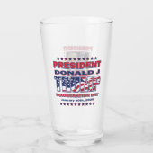 Inauguratie president Trump 2025 Glas (Achterkant)