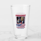 Inauguratie president Trump 2025 Glas (Voorkant)