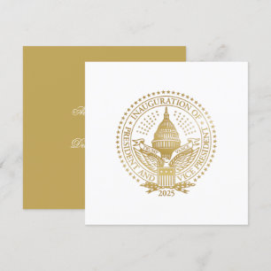Inauguratie Trump Vance President Logo Kaart