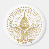 Inauguratie Trump Vance President Logo Magneet (Voorkant)