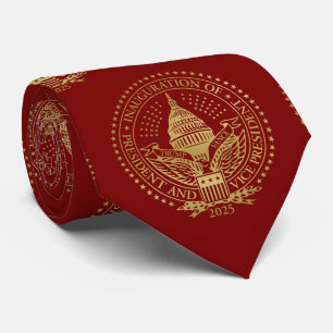Inauguratie Trump Vance President Logo Stropdas