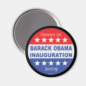 Inauguratie van Barack Obama Magneet (Voorkant / Achterkant)