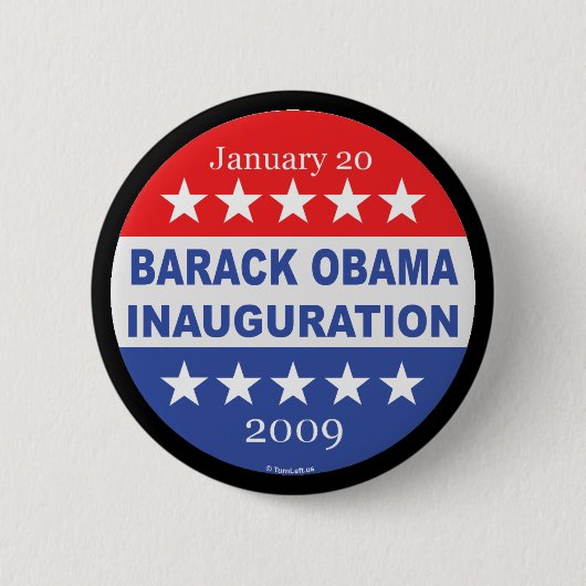 Inauguratie van Barack Obama Ronde Button 5,7 Cm (Voorkant)