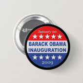 Inauguratie van Barack Obama Ronde Button 5,7 Cm (Voorkant /achterkant)