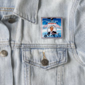 Inauguratie van Barack Obama Vierkante Button 5,1 Cm (In situ)