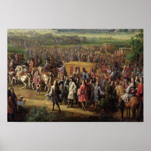 Inauguratie van de kerk van de poster