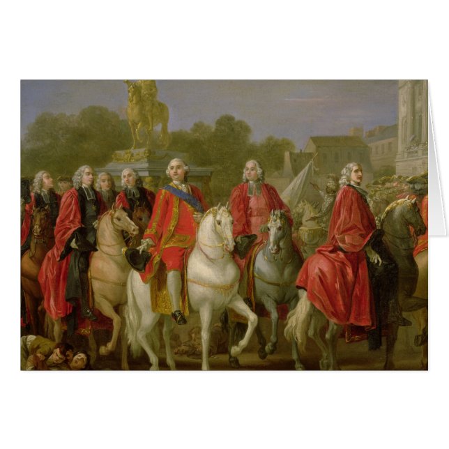 Inauguratie van de plaats Louis XV (Voorkant Horizontaal)