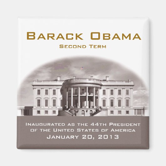Inauguratie van de presidentsverkiezingen 2013 magneet (Voorkant)