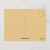  inauguratie van George Washington Briefkaart (Achterkant)