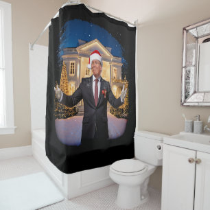 Inauguratie van het kerst-President Donald Trump Douchegordijn