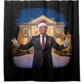 Inauguratie van het kerst-President Donald Trump Douchegordijn (Voorkant)