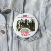Inauguratie van Hillary 2017 Ronde Button 4,0 Cm (In situ)