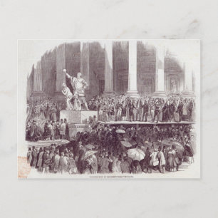 Inauguratie van President Polk: De eed Briefkaart