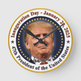 Inauguratie van president Trump op 20 januari 2025 Ronde Klok