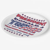 Inauguratie van president Trump Papieren Bordje (Gekanteld)