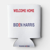 Inauguratiedag 2021 Welkom Home Biden Harris Blikjeskoeler (Achterkant)