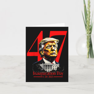 Inauguratiedag 2025 Donald Trump 47e President Kaart