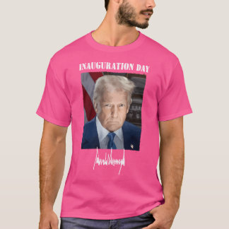 Inauguratiedag 2025 Donald Trump Presidential P T-shirt