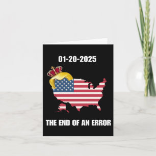 Inauguratiedag 2025 Einde van een fout 20 januari  Kaart