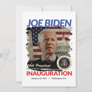 Inauguratiedag 2025 Joe Biden Viewing Party Kaart