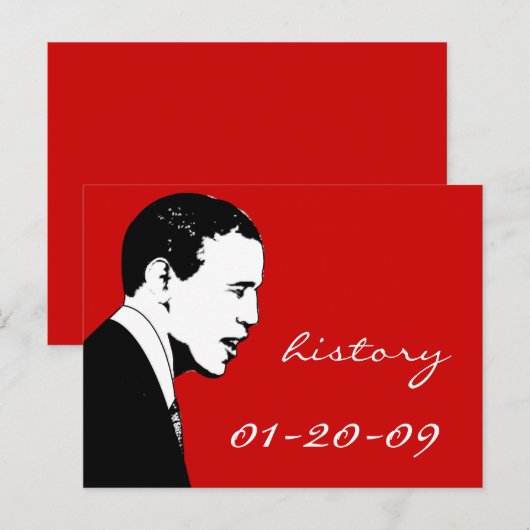 Inauguratiedag Briefkaart (Voorkant / Achterkant)