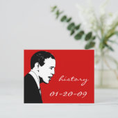 Inauguratiedag Briefkaart (Staand voorkant)