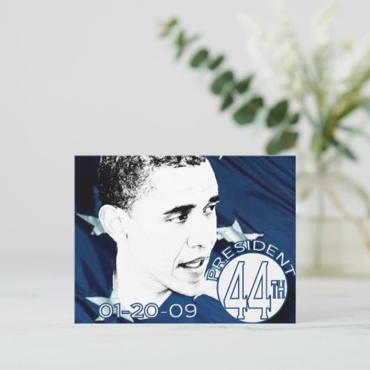 Inauguratiedag Briefkaart (Staand voorkant)