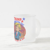 INAUGURATIEDAG DONALD TRUMP 2025 MATGLAS KOFFIEMOK (Voorkant rechts)