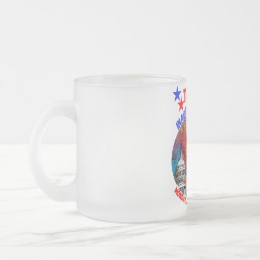 INAUGURATIEDAG DONALD TRUMP 2025 MATGLAS KOFFIEMOK (Links)