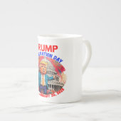 INAUGURATIEDAG DONALD TRUMP 2025 PORSELEIN KOP (Voorkant rechts)