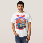 INAUGURATIEDAG DONALD TRUMP 2025 T-SHIRT (Voorkant volledig)