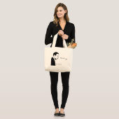 Inauguratiedag Grote Tote Bag (Voorkant (model))